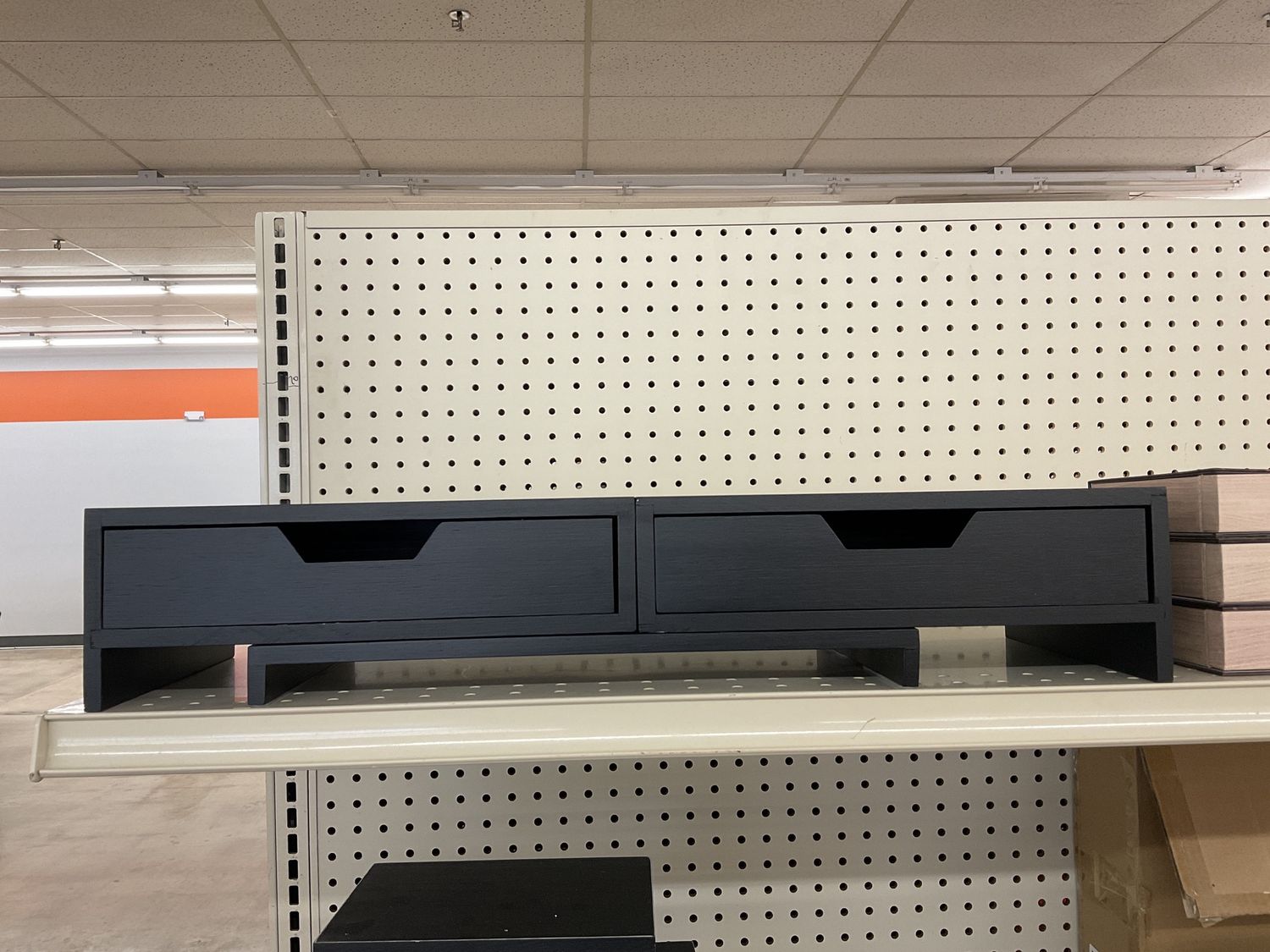 Monitor Black Bamboo Stand