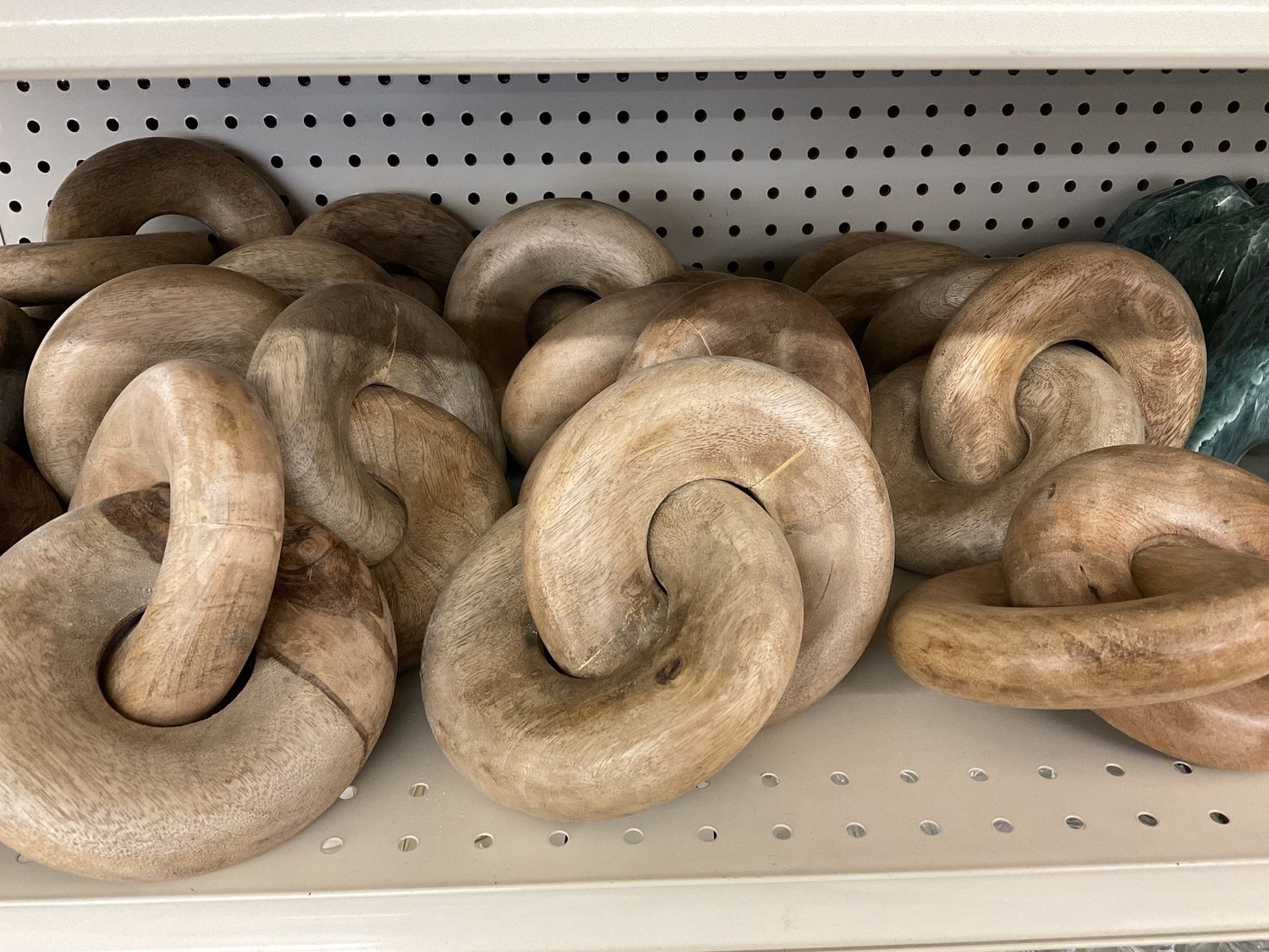 Wooden Chain Link-Natural Wood