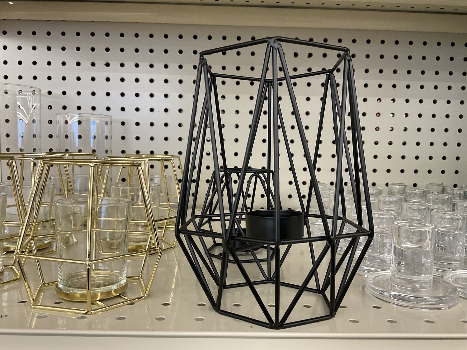 Black Wire Tealight Candle Holder-Large