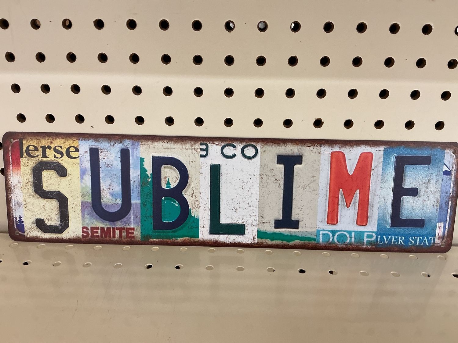 Vintage Sublime Sign