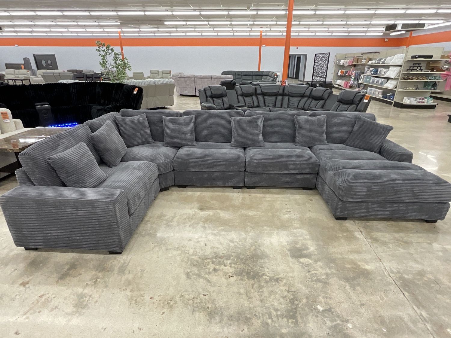 Carla Gray Sectional with Chaise
