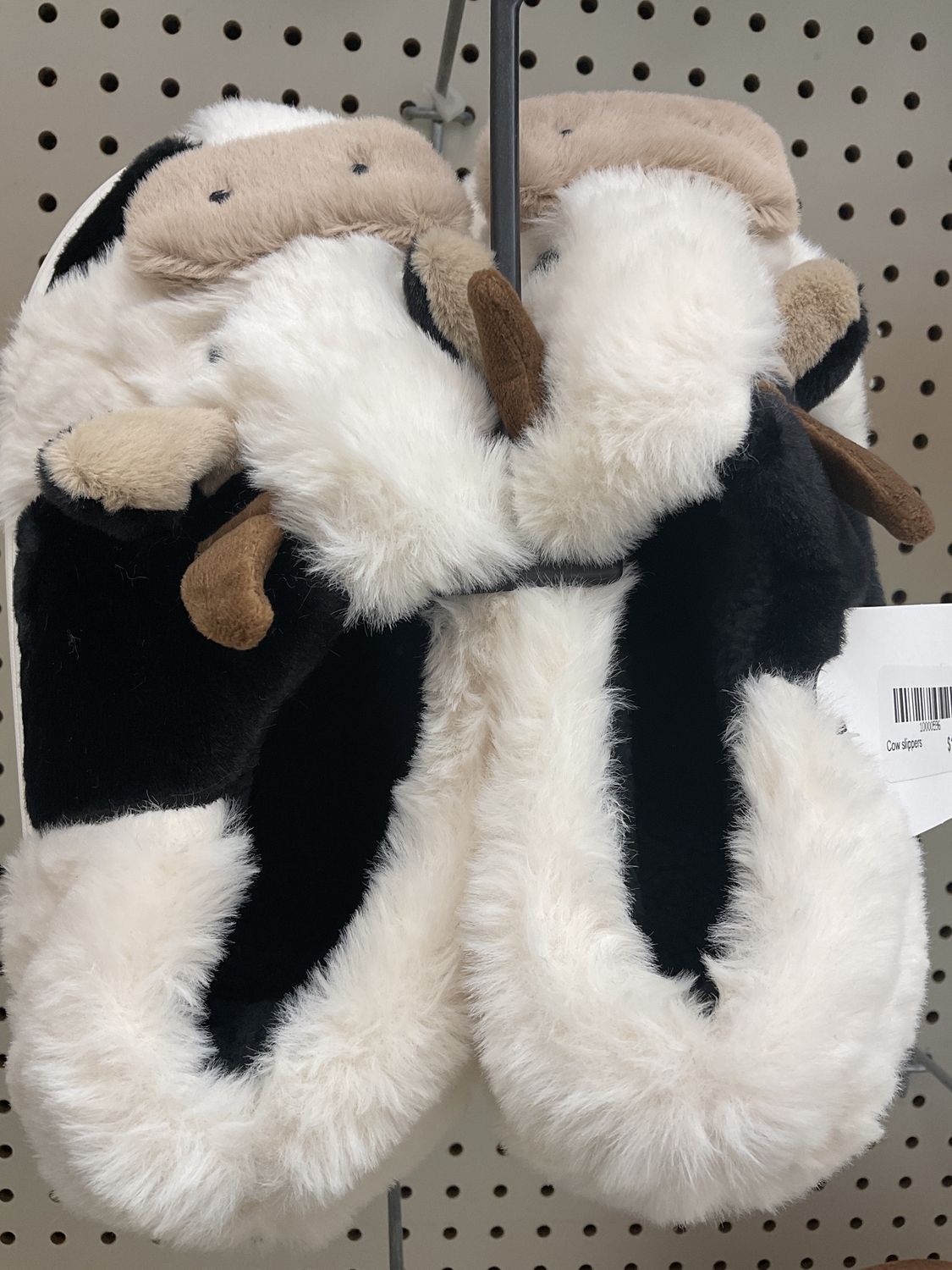 Cow slippers