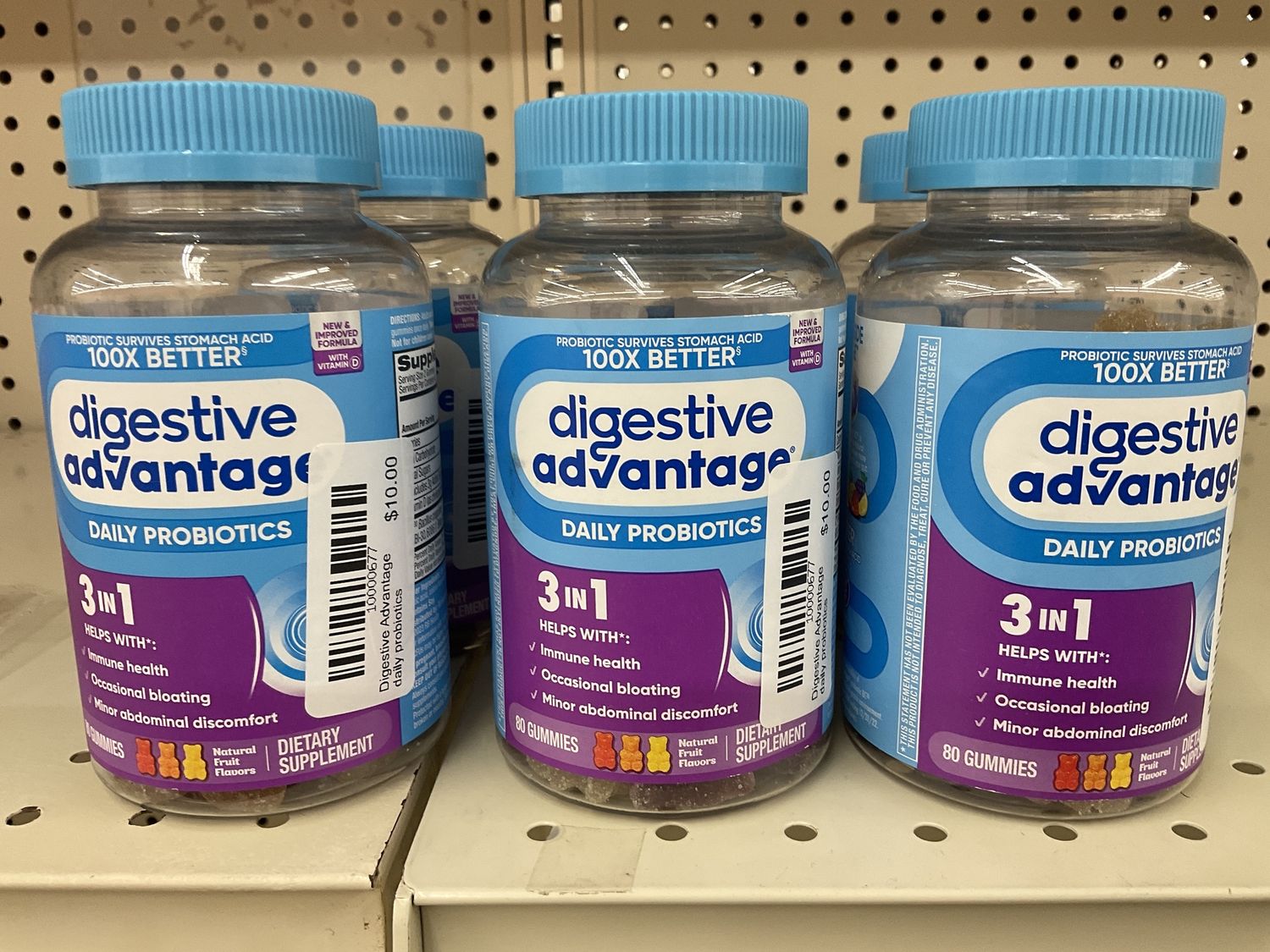 Digestive Advantage daily probiotics