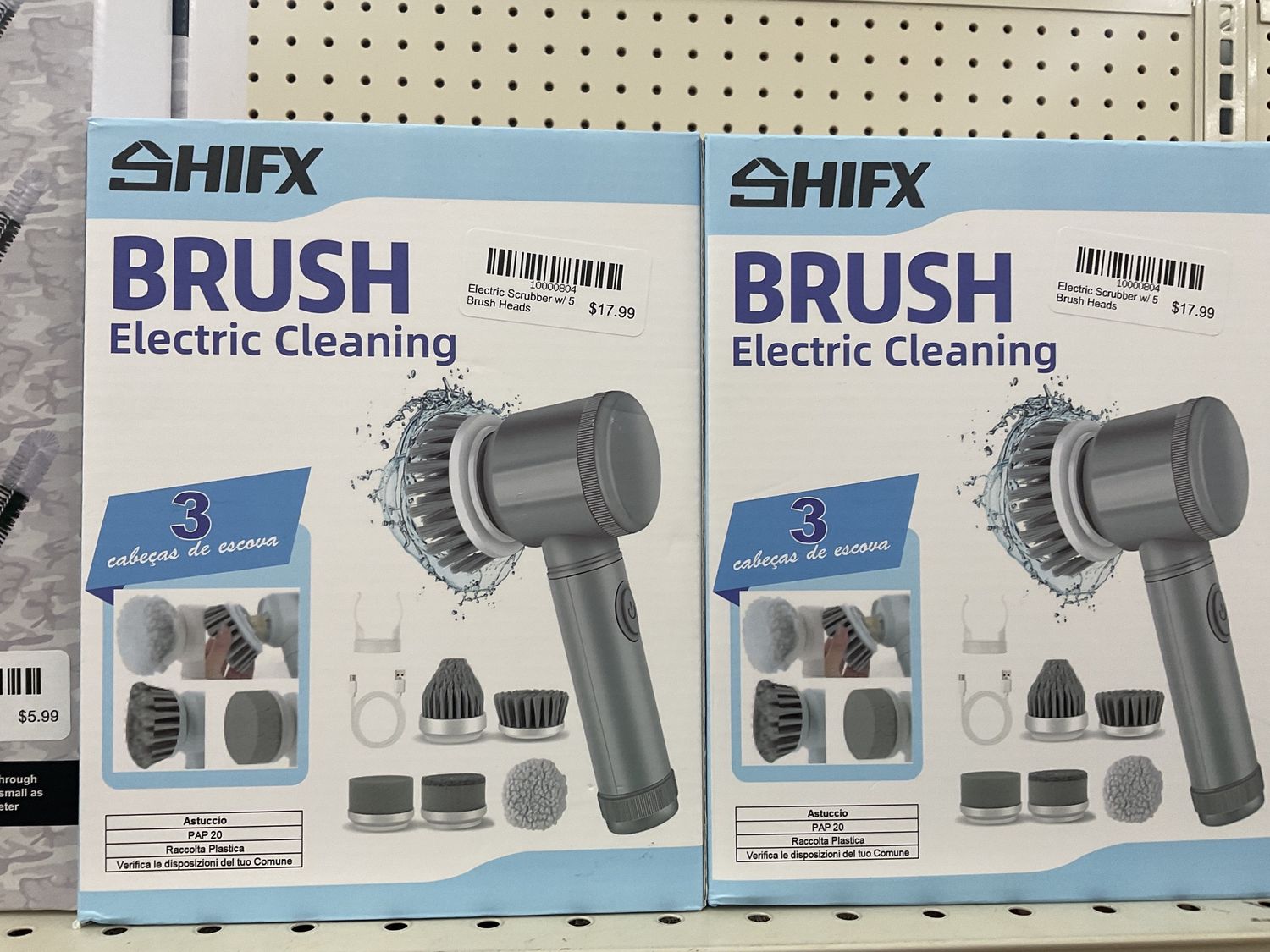 Electric Scrubber w/ 5 Brush Heads