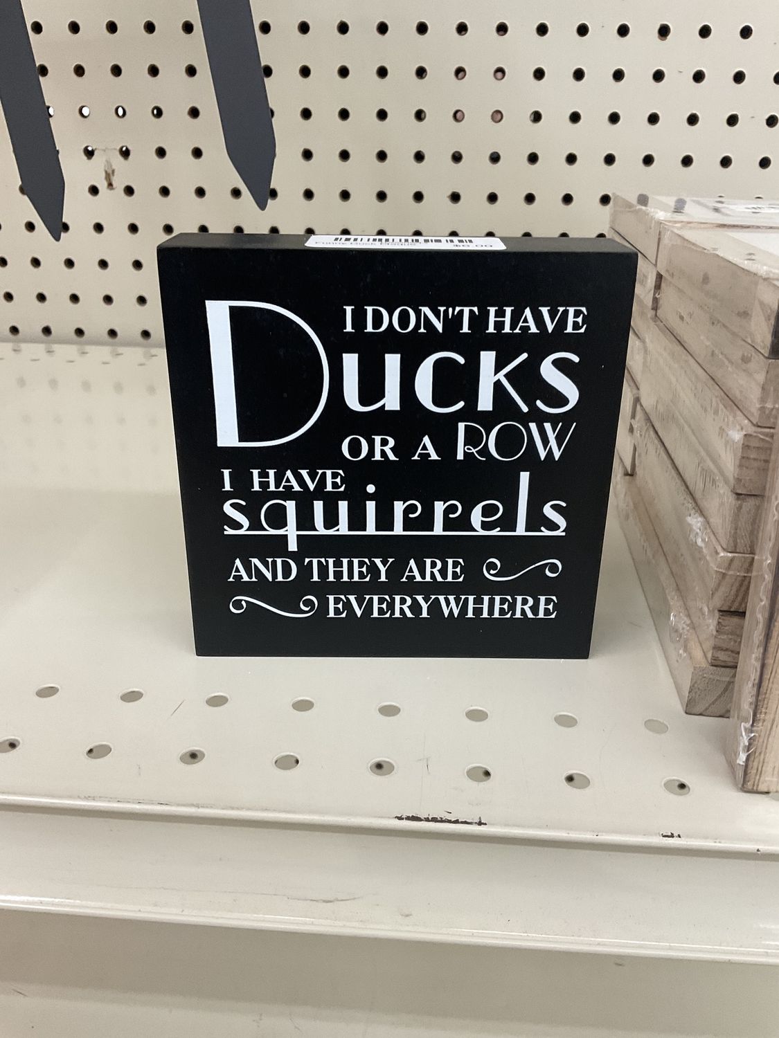 Funny Duck Plaque