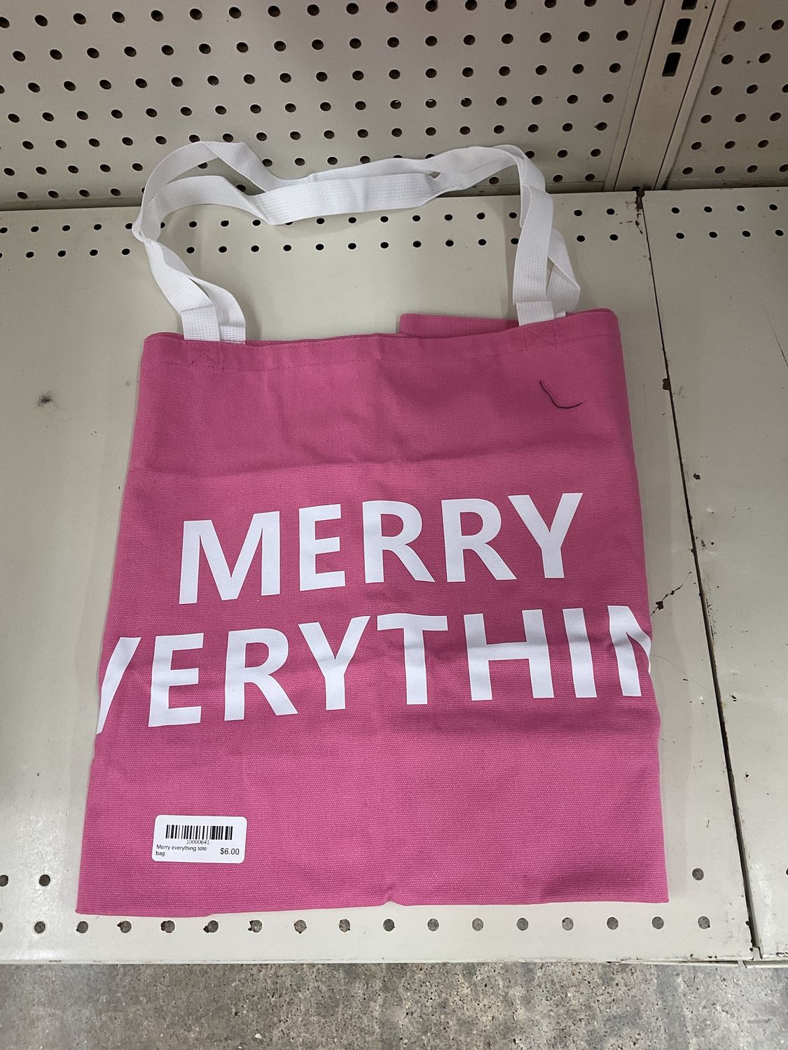 Merry everything tote bag