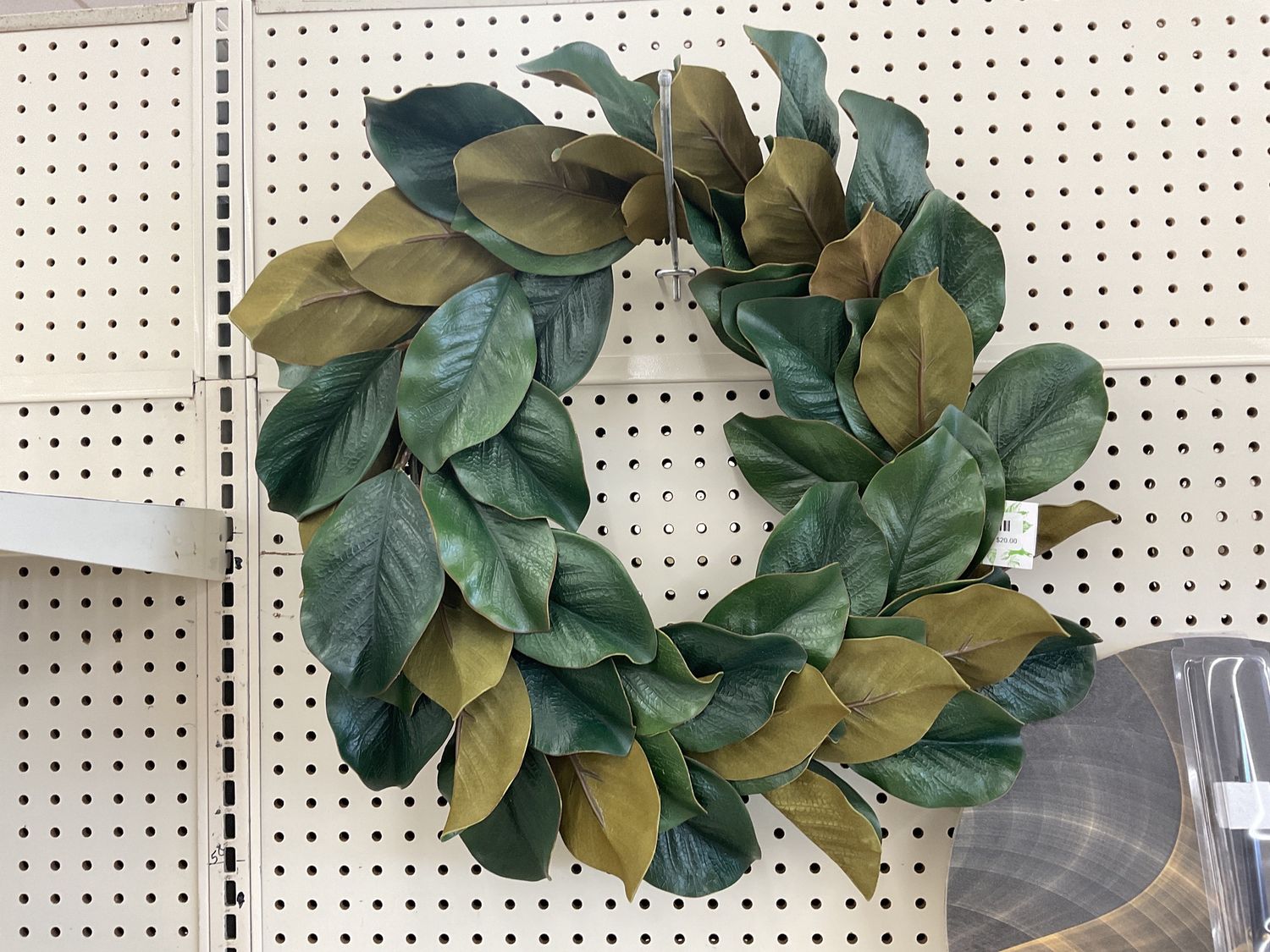 Magnolia leaves wreath