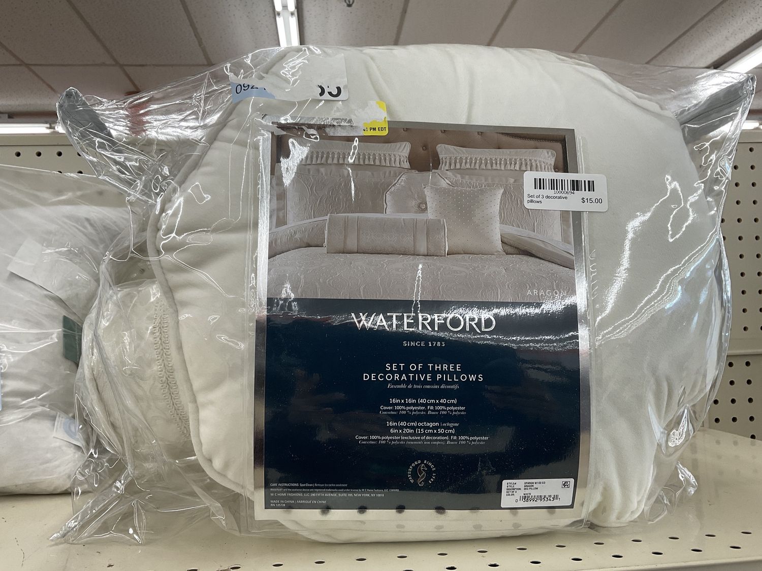 Set of 3 decorative pillows