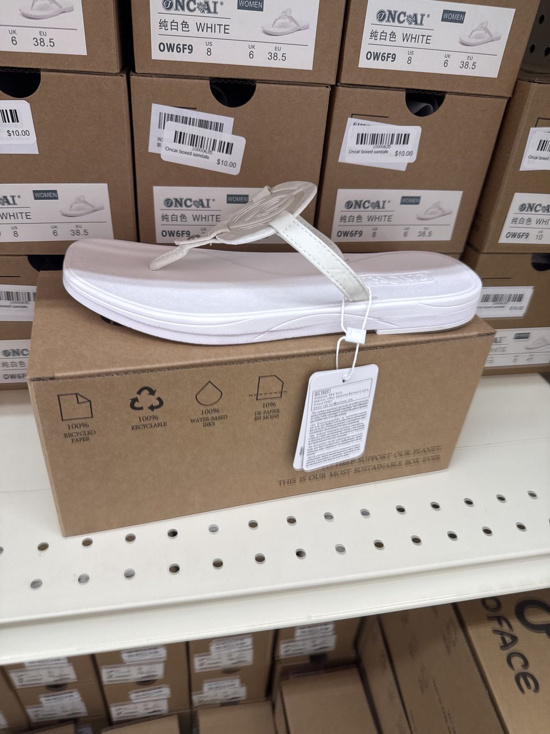 Oncai boxed sandals