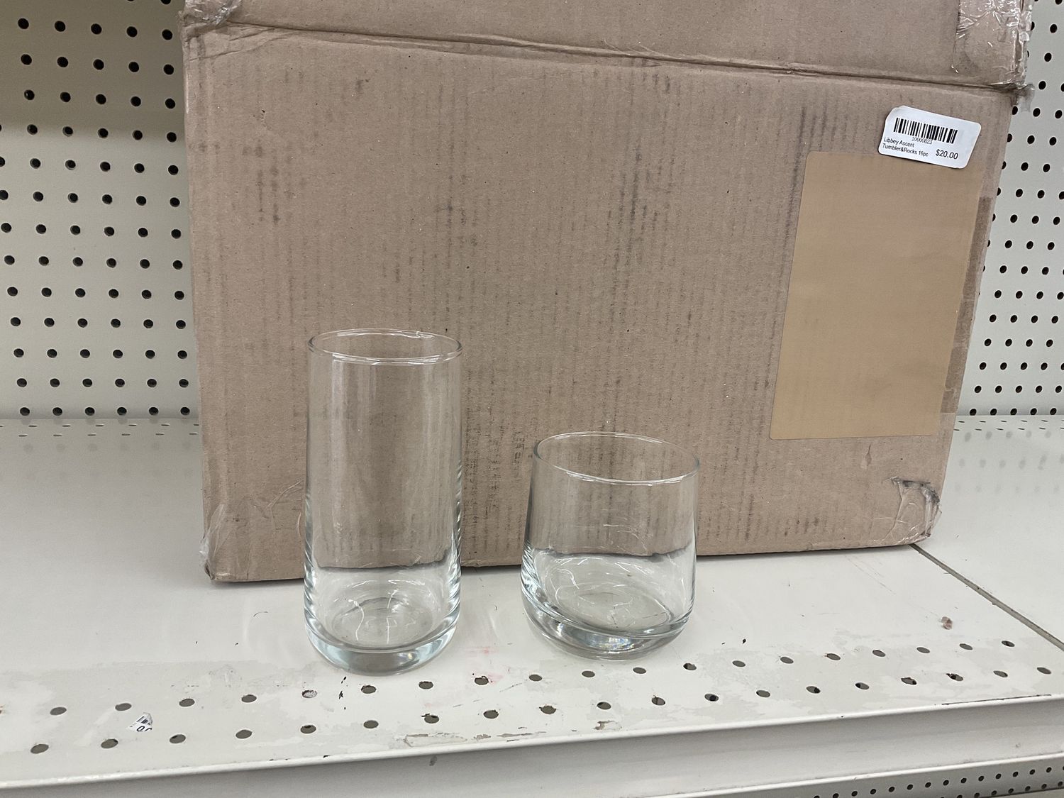 Libbey Ascent Tumbler&amp;Rocks 16pc set