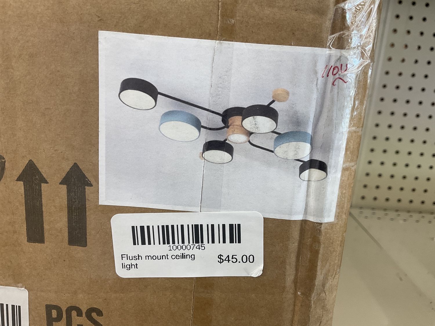 Flush mount ceiling light