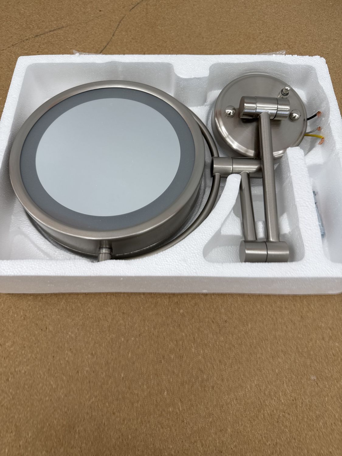 Ayesha’s wall mount makeup mirror