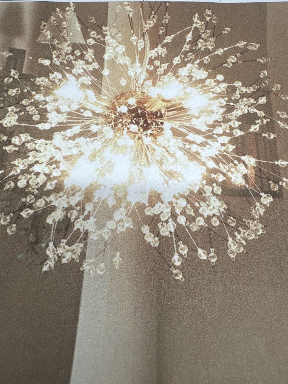 Crystal Sputnik sphere chandelier