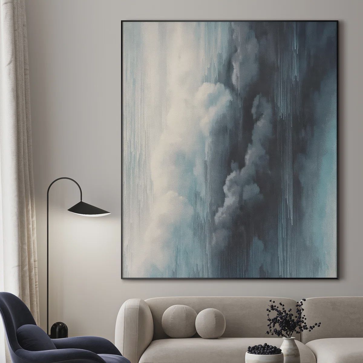 Abstract Landscape Canvas 46h x 36w