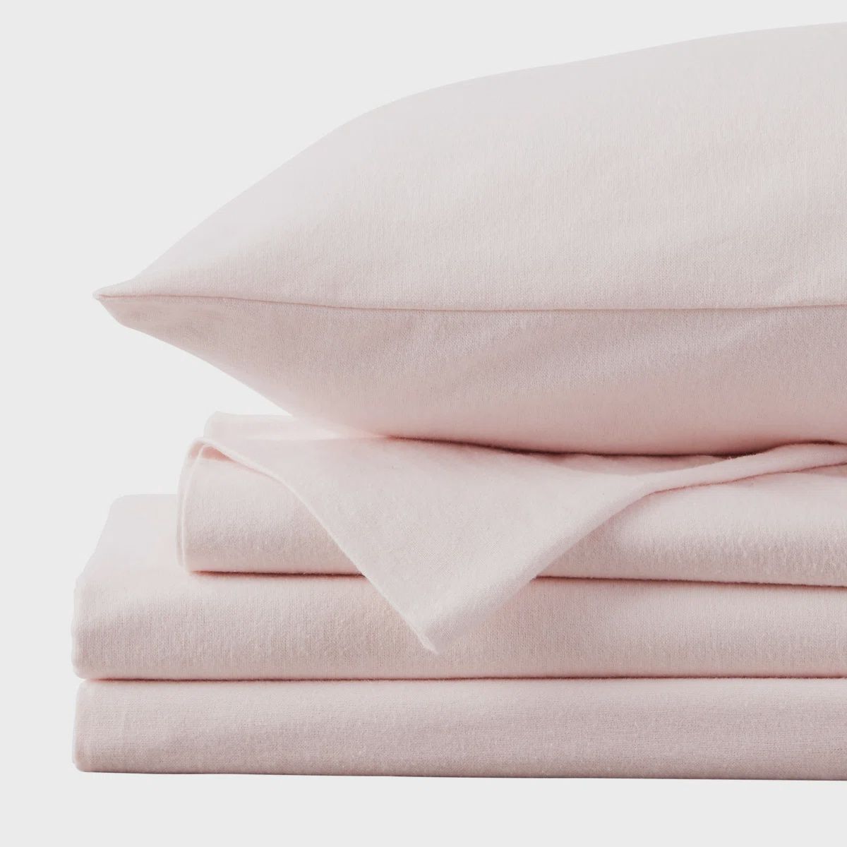 Blush Pink 4pc Q Sheet Set