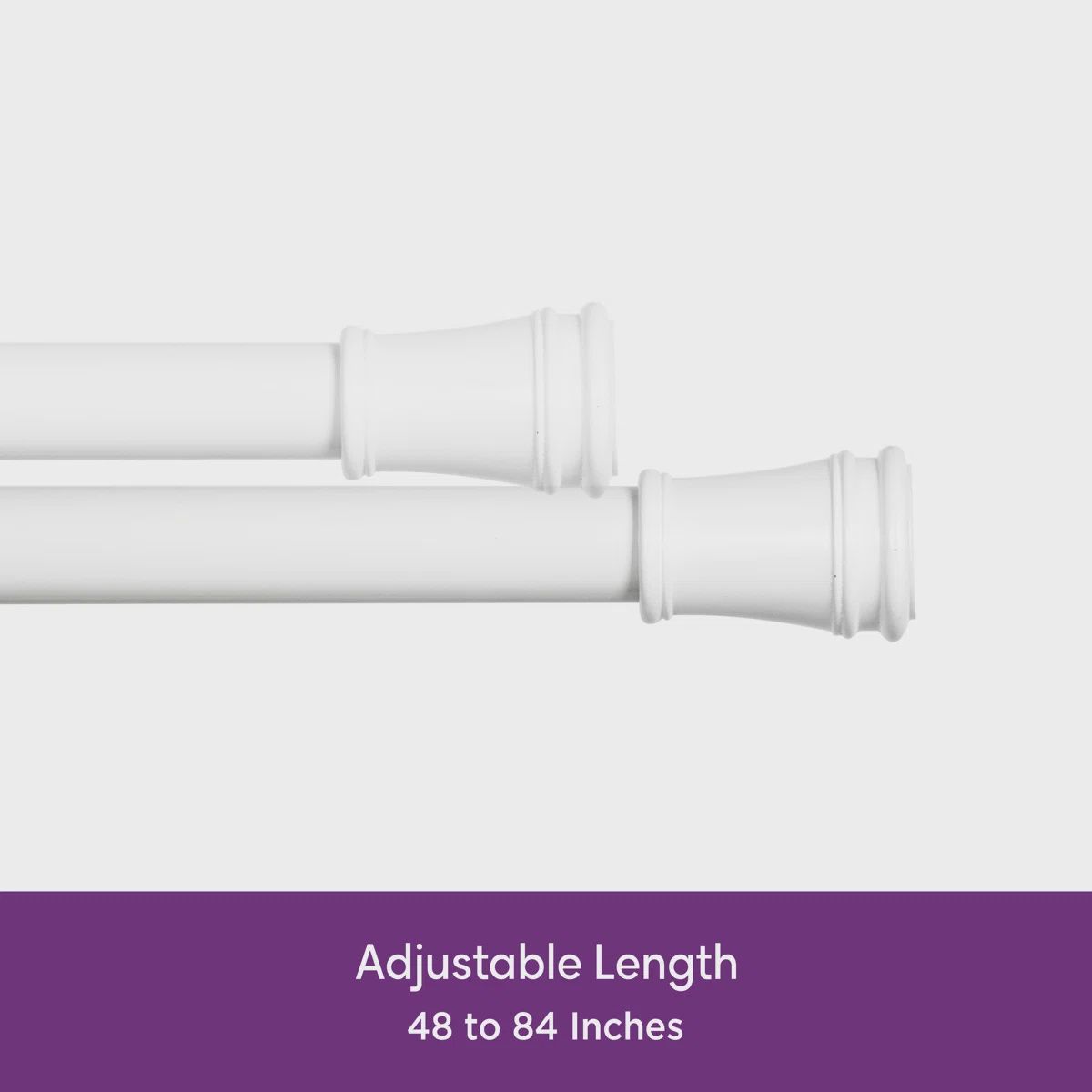 Adjustable Tension Rod 48-84in