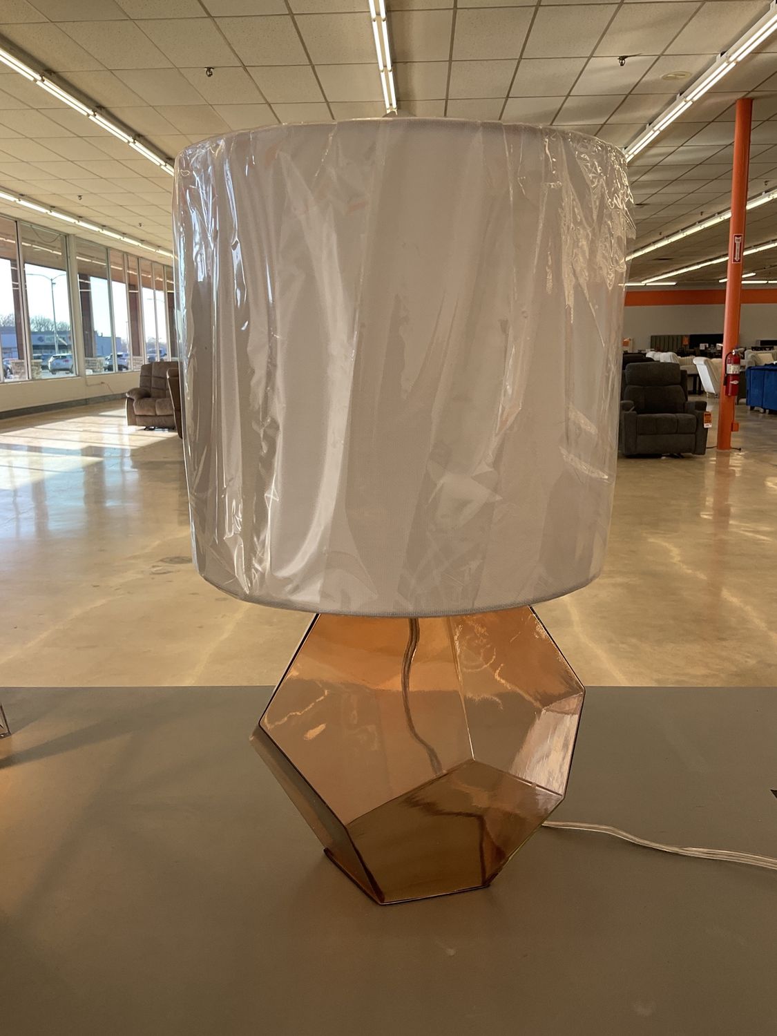 Chandon glass table lamp