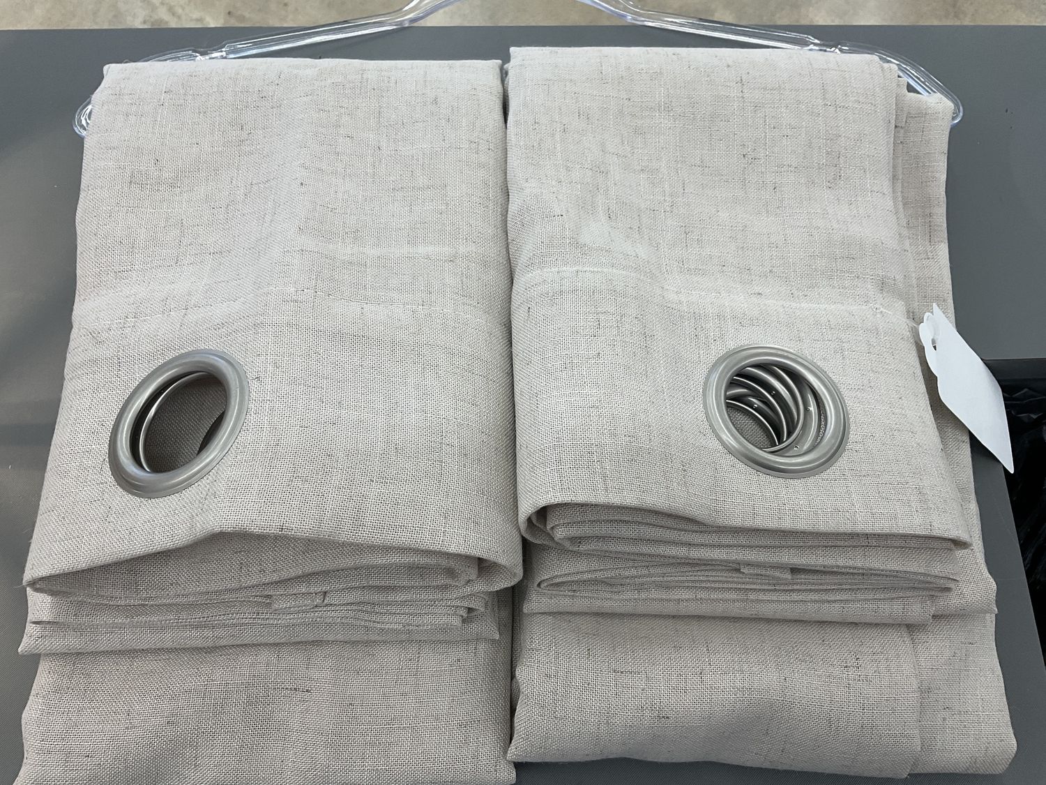 Farmhouse linen pair 52x84