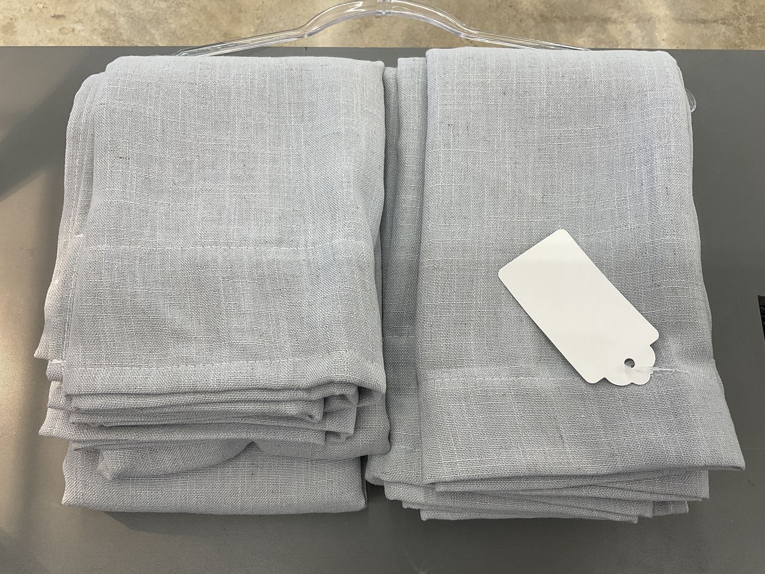 Draycolt linen light filtering pair 52x84