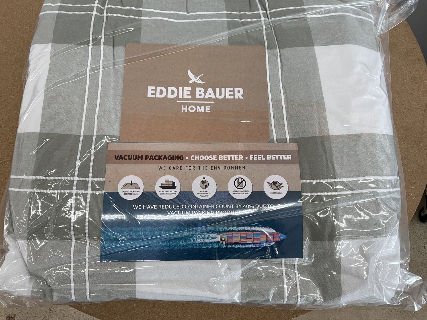 Eddie Bauer twin comforter set