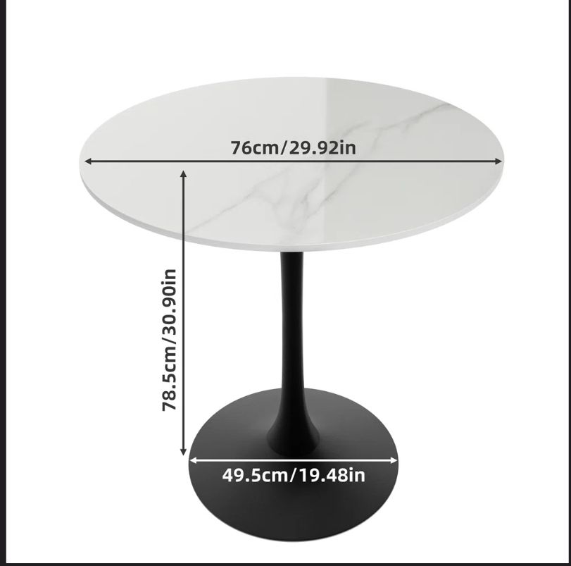 stone top bistro table