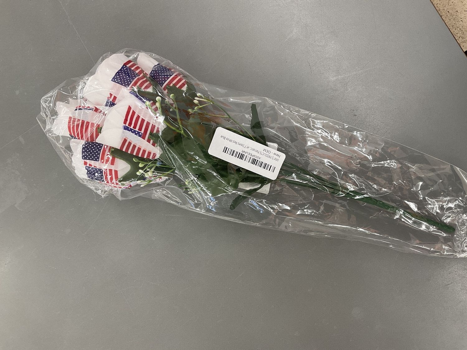 7 Stem Patriotic Bouquet