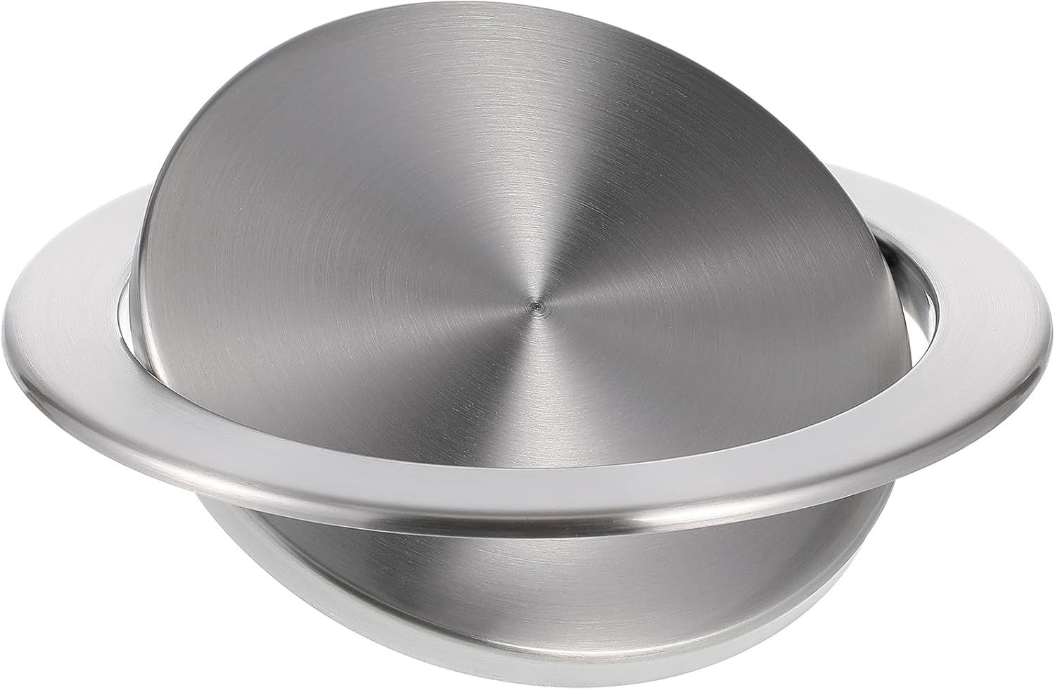 embedded trash can lid for counter top