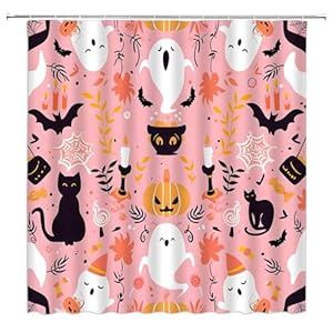 Halloween shower curtain