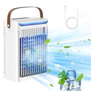Portable desktop air cooler