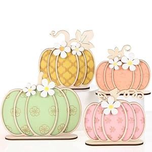 4PC Fall Pumkin Decorations