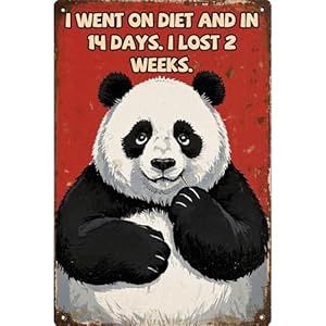 I Went On A Diet Sign