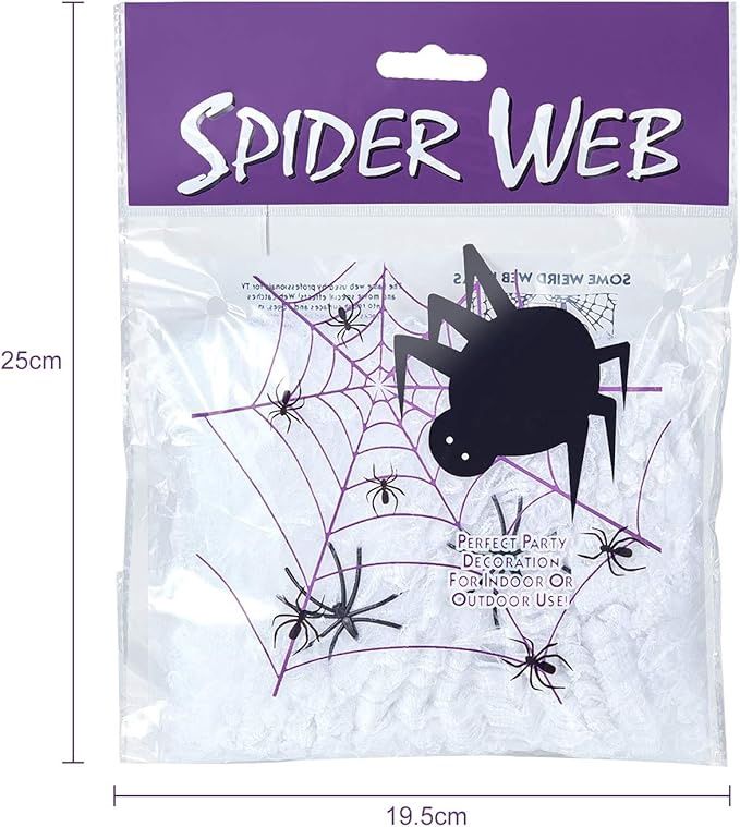 Spider Web with Spiders