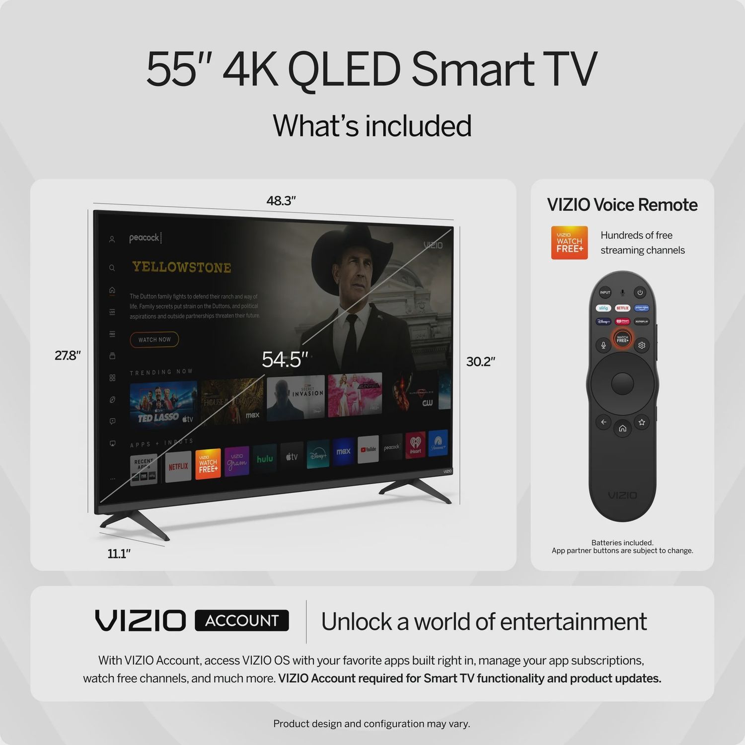 Vizio 50in. Class Quantum 4K