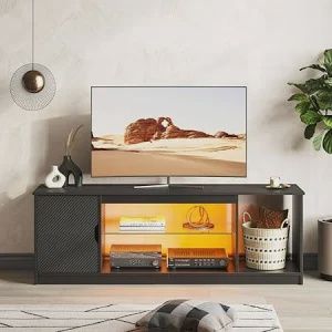 60in. TV stand w/LED lights