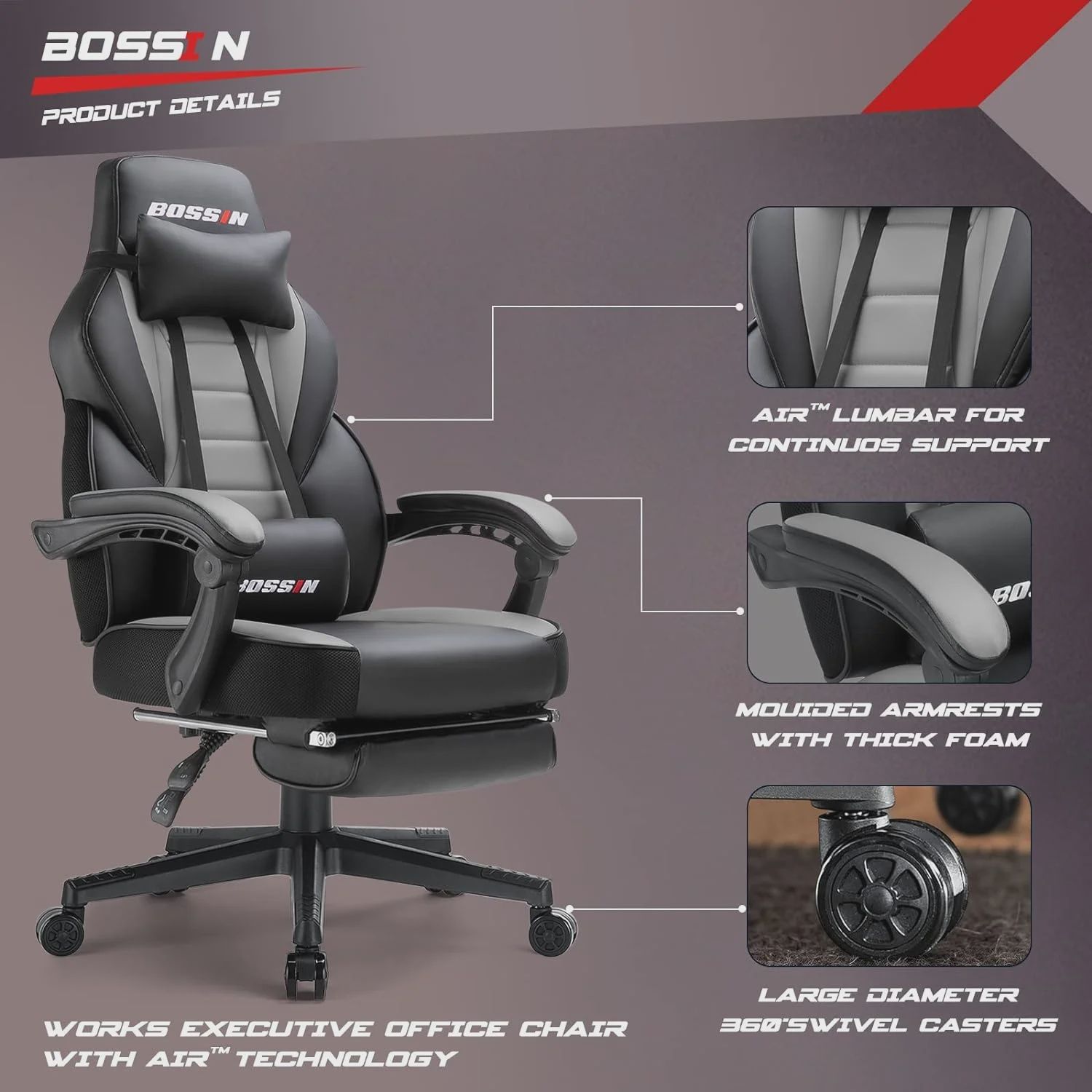 Black Gaming  Chair