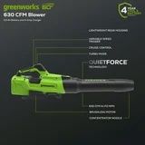 Greenworks Trimmer Blower Combo