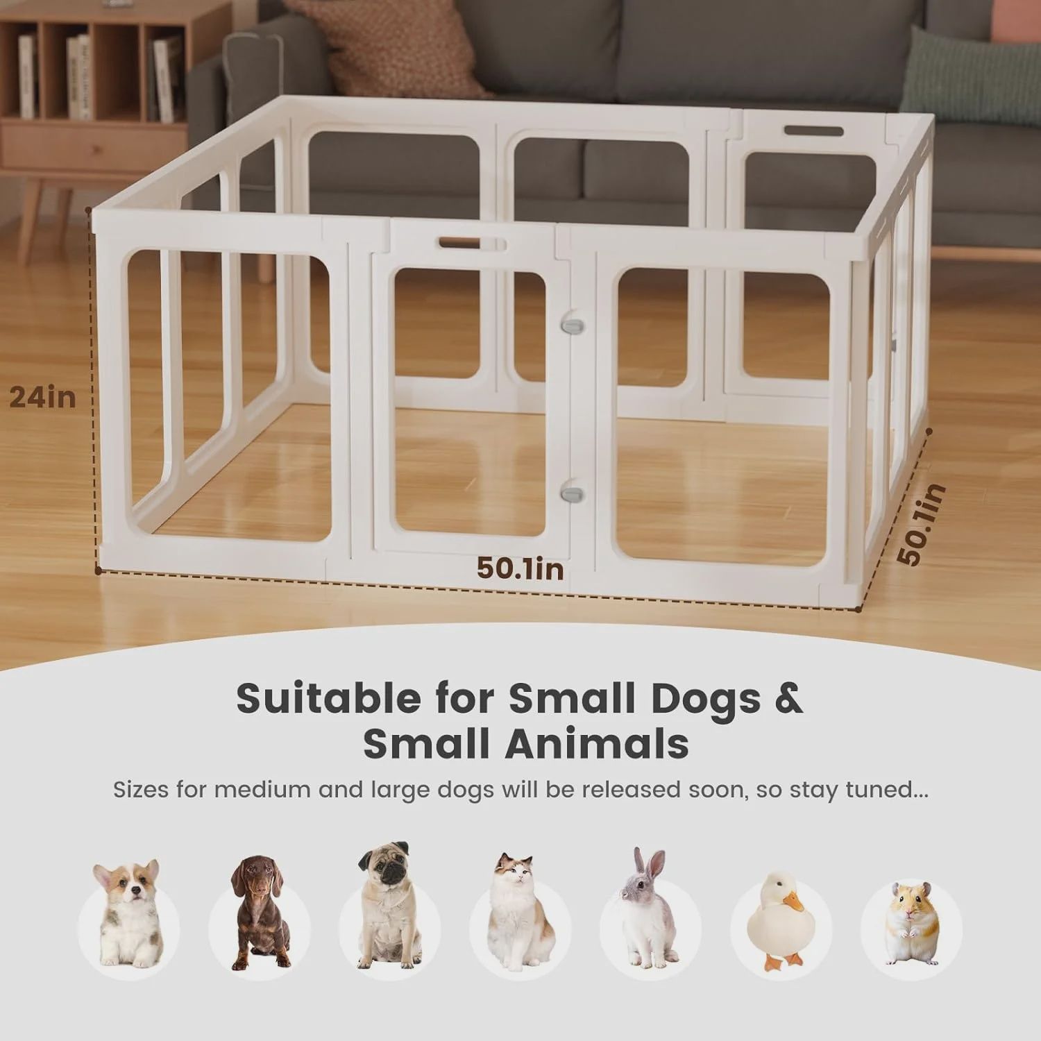 Acrylic Small Animal Playpen