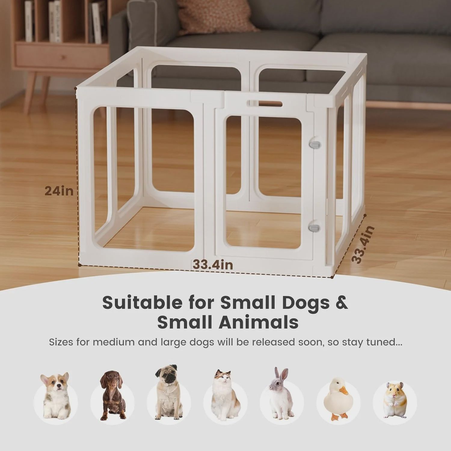 Small Animal Playpen 8 Panels