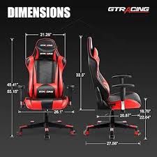 GTRACING Gaming Chair, Red