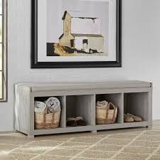 Entry Way Bench w/4 Cube Storage