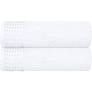 Dreamy Rikka 2PK Towel, WHITE