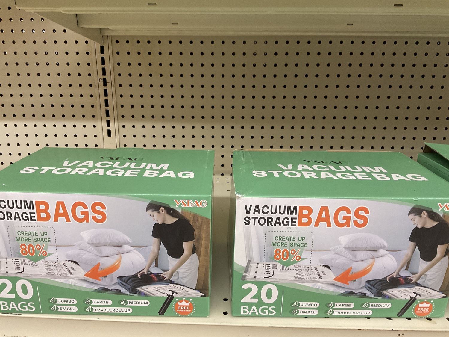 Vacuum Seal Bags w/Pump 20pk
