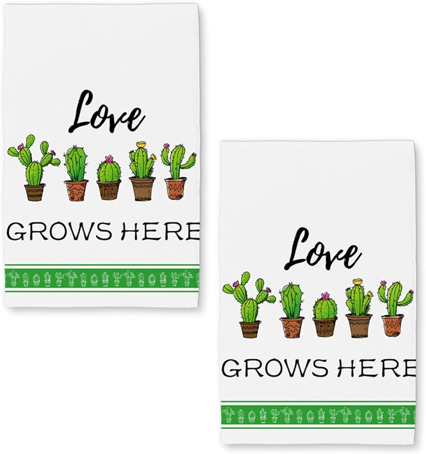 Cactus Kitchen Towel Set