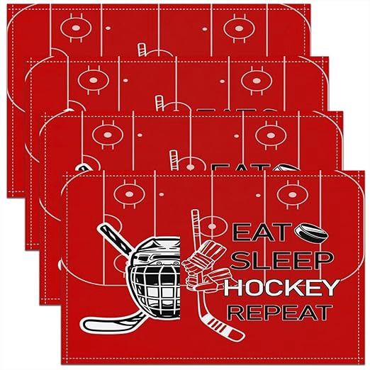 4PK Hockey Placemats