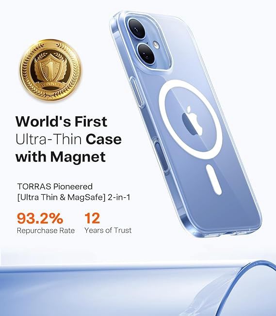 TORRAS Magnetic Slim Fit for iPhone 17 Case