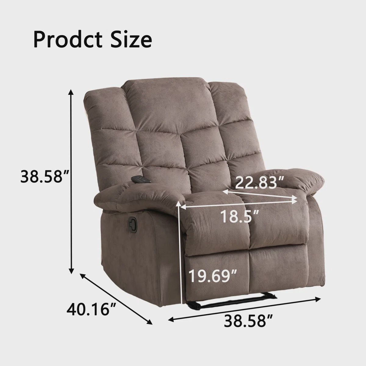Light Brown Recliner