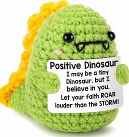 Tiny Inspirational Crochet Dinosaur
