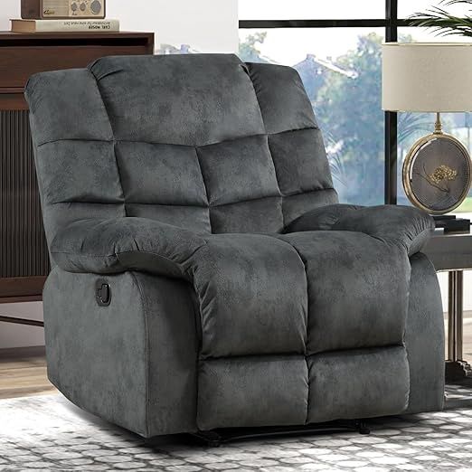 Manual Recliner with Heat and Massage