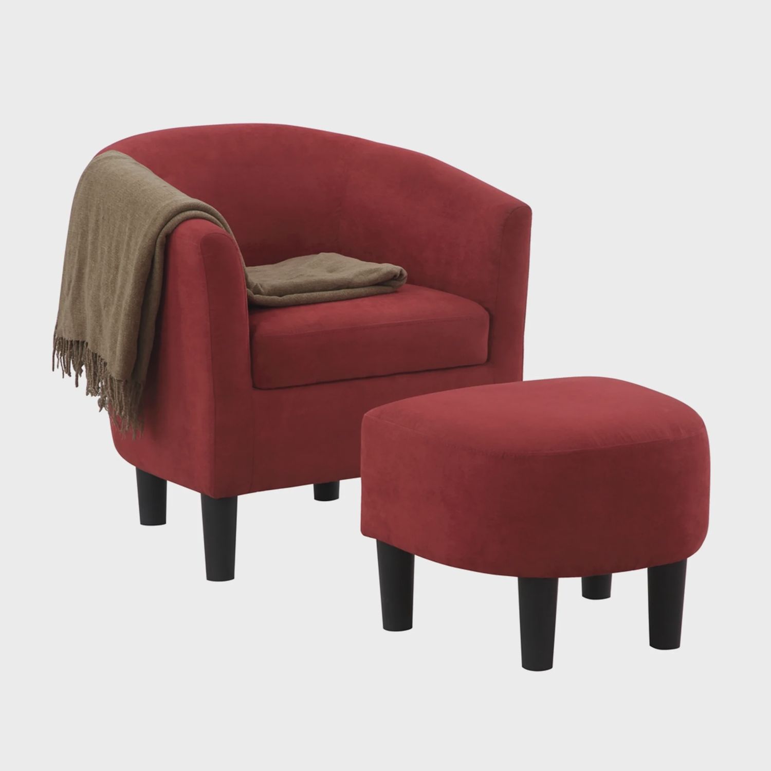 Churchill Accent Armchair w/Ottoman