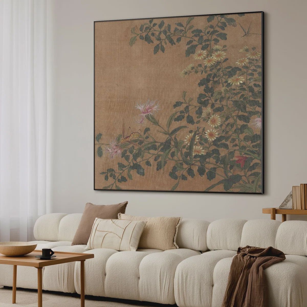 Botanical Flowers &amp; Insect Wall Art